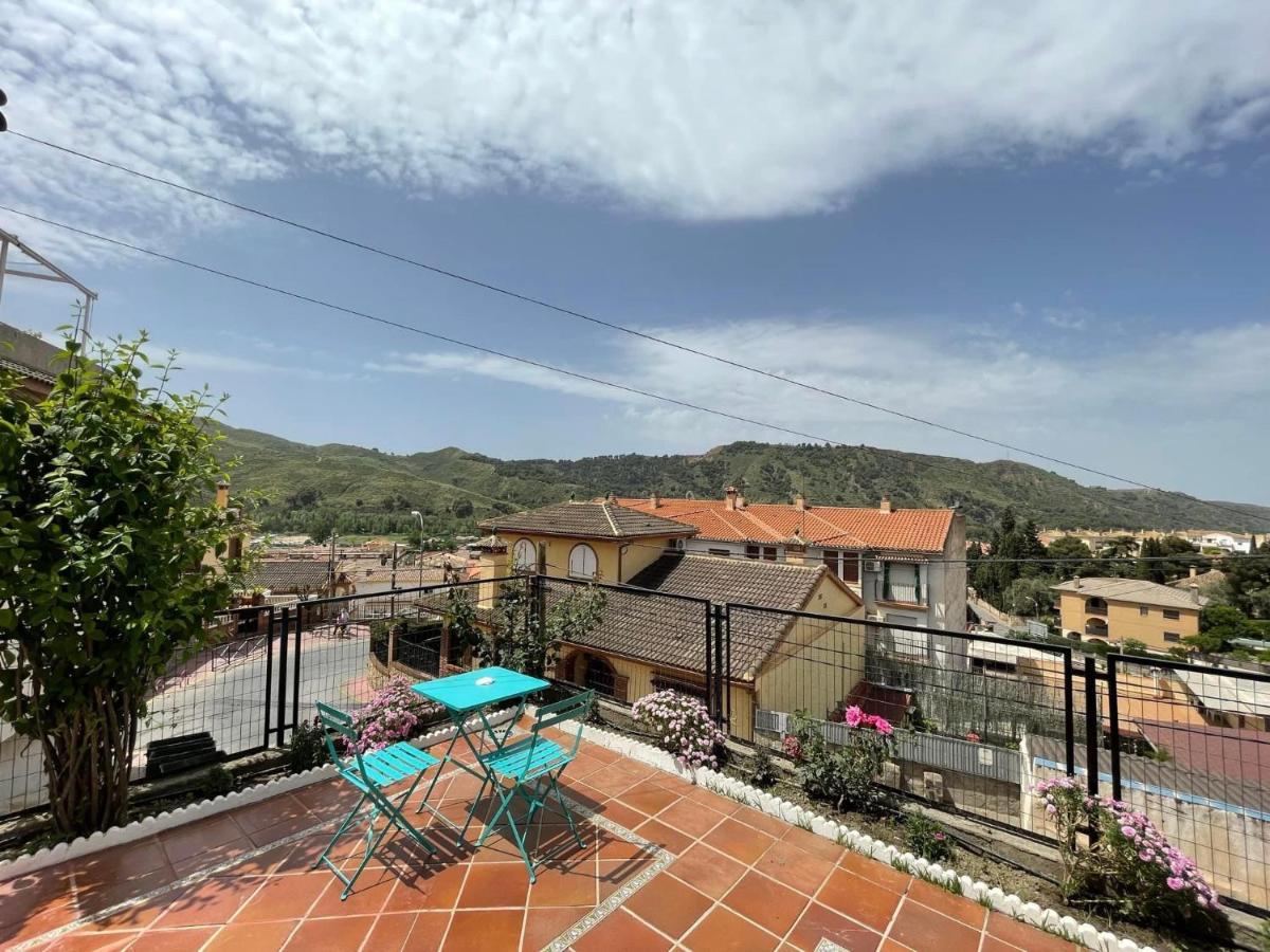 Casa Rural Vistablanca En Una Sola Planta Con Bonitas Vistas Y Piscina - Junto A La Capital Y La Alhambra Cenes De La Vega Bagian luar foto