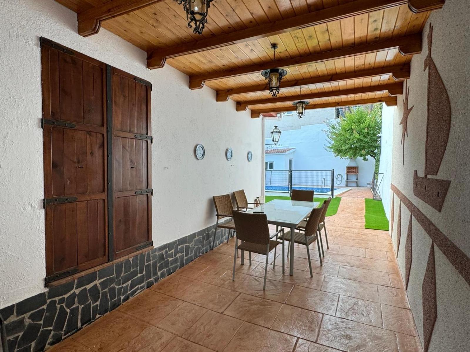 Casa Rural Vistablanca En Una Sola Planta Con Bonitas Vistas Y Piscina - Junto A La Capital Y La Alhambra Cenes De La Vega Bagian luar foto