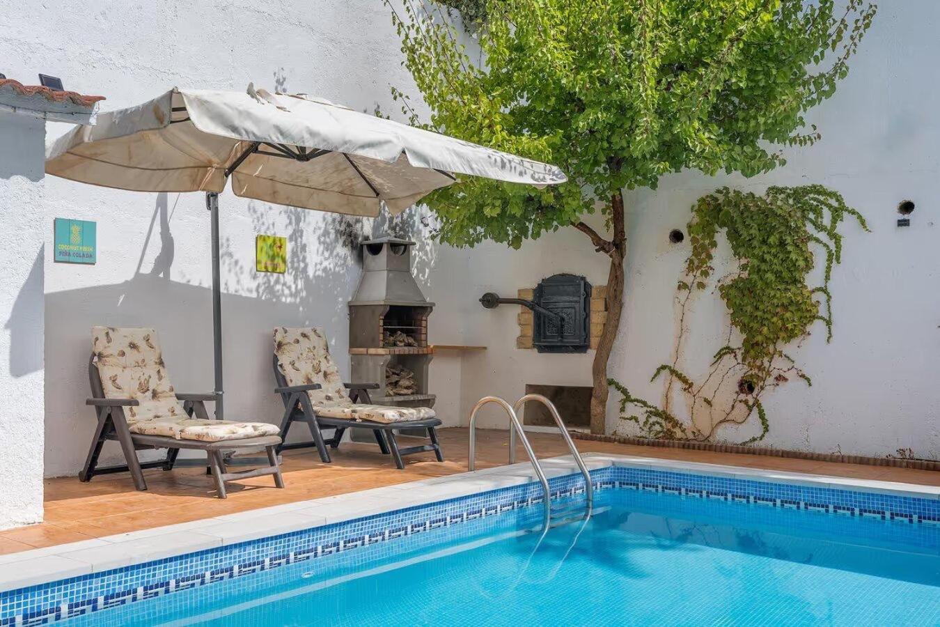 Casa Rural Vistablanca En Una Sola Planta Con Bonitas Vistas Y Piscina - Junto A La Capital Y La Alhambra Cenes De La Vega Bagian luar foto